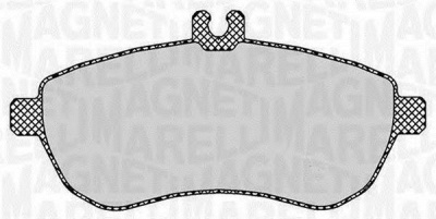 MAGNETI MARELLI 363916060313 -  Комплект тормозных колодок, дисковый тормоз